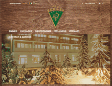 Tablet Screenshot of hotel-perren.ch